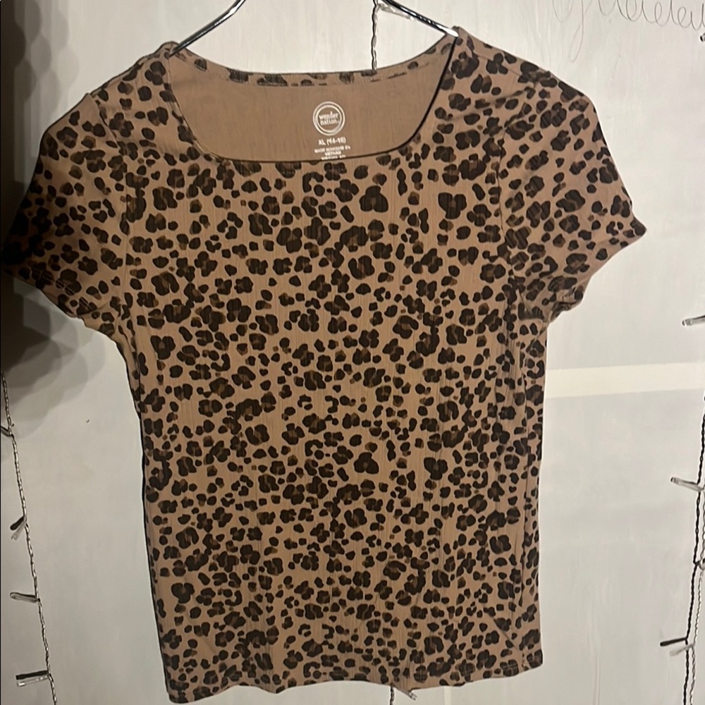 Leopard Print Women's Top